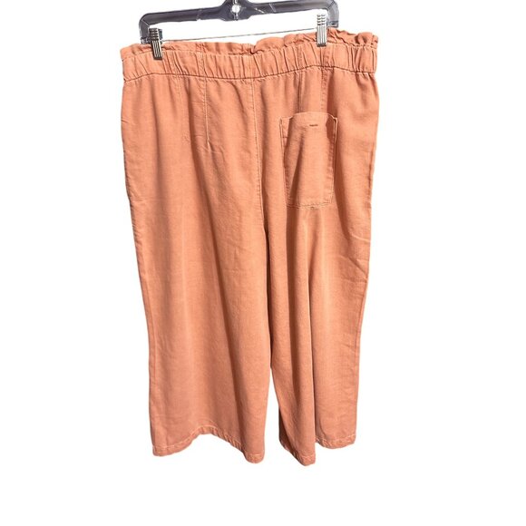 Pilcro Womens Wide-Leg Culottes XL Peach Denim - Picture 5 of 5